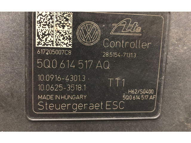 Блок АБС 5Q0614517AQ Skoda Octavia Mk3 (5E) 2013 - 2019 года