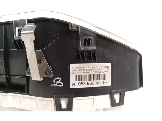 Панель приборов 9805396080, 9805396080F Peugeot 2008 I