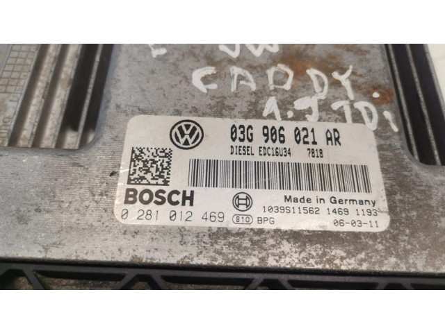 Řídící jednotka 03G906021AR, 0281012469 Volkswagen Caddy 2015