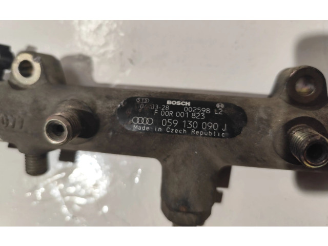 Топливная рампа 059130090J, F00R001823   Audi A6 S6 C6 4F   для двигателя BMK