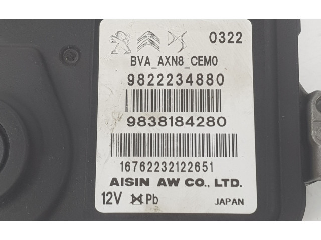 Блок управления коробкой передач 9822234880, 9822234880   Citroen SpaceTourer M