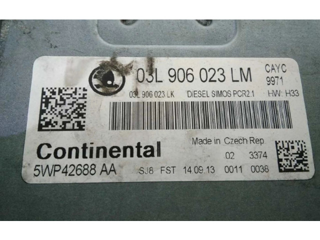Блок управления двигателем Блок управления 03L906023LM   Skoda Rapid (NH)