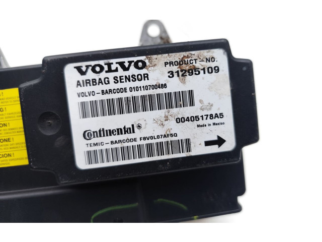 Блок подушек безопасности 31295109, 00405178A5 Volvo C30
