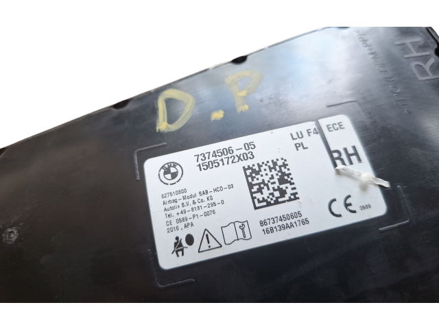 Надувная подушка для сиденья 737450605   BMW X1 F48 F49 2017