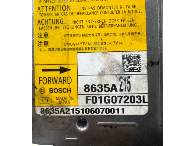 Блок подушек безопасности 8635A215, A215106070011 Mitsubishi ASX