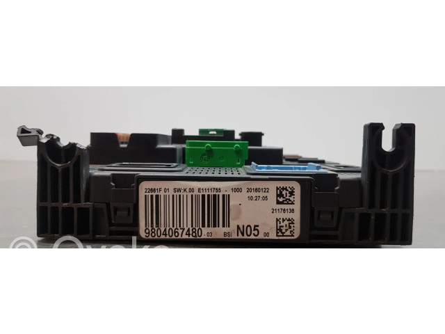 Модуль управления BSM 9804067480 Citroen C4 Aircross