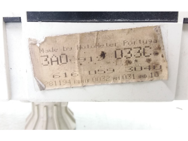 Панель приборов 3A0919033C   Volkswagen PASSAT B4       