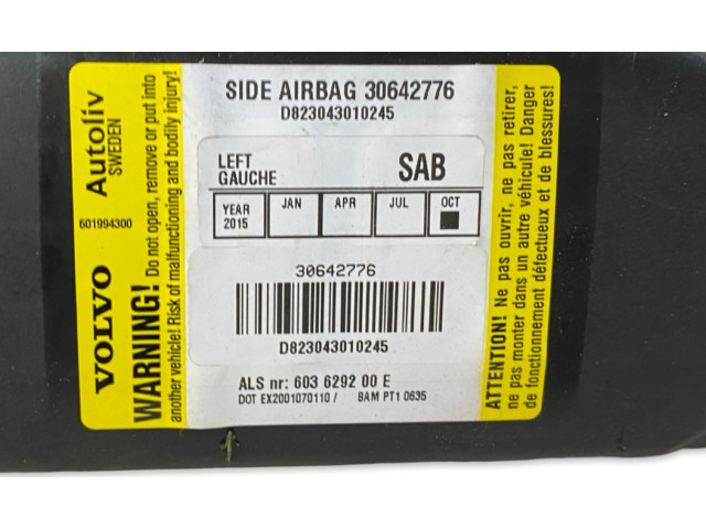 Подушка безопасности в сиденье 30642776, 603629800   Volvo XC90