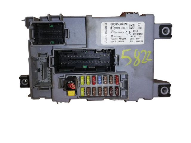 Блок комфорта 00505084590, 00505084590 Alfa Romeo Mito