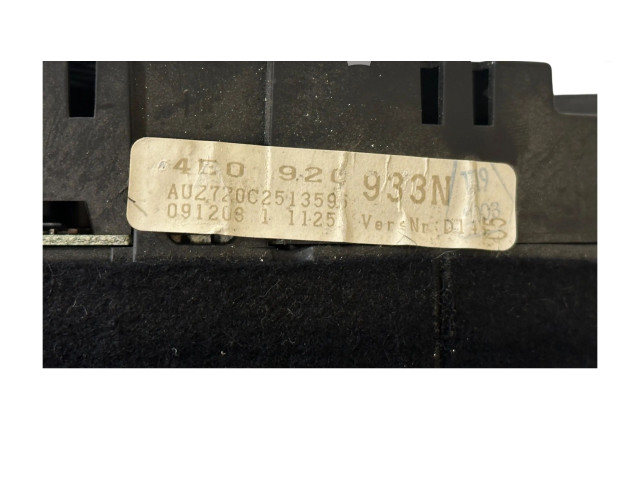 Спидометр (приборный щиток) 4B0920933N, 09120811125 Audi A6 S6 C5 4B