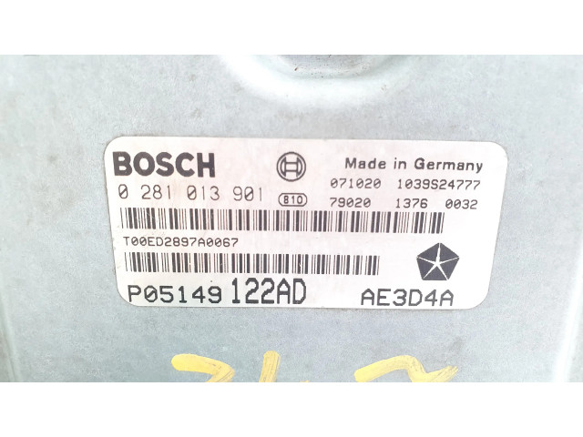 Комплект блоков управления 0281013901, P05149122AD   Chrysler 300 - 300C