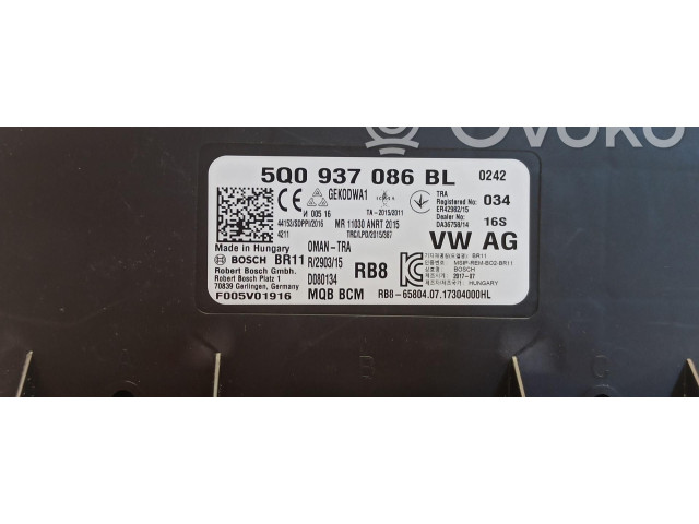 Блок комфорта 5Q0937086BL Skoda Kodiaq