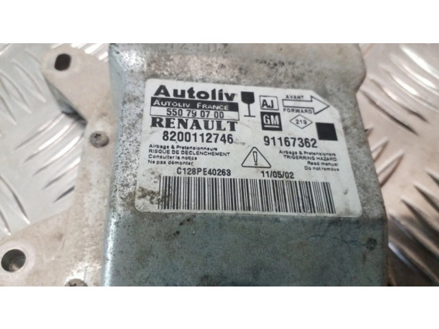 Блок подушек безопасности 8200112746, 550790700   Opel Vivaro