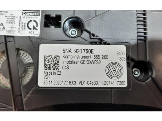 Přístrojová deska Volkswagen Tiguan 2021 5NA920750E