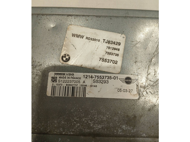 Řídící jednotka 7553735, S122237005A   Mini One - Cooper R50 - 53 2005