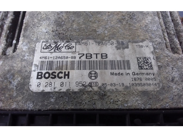 Блок управления двигателем Блок управления 4M61-12A650-BB, 4M61-12A650-BB   Mazda 3 I