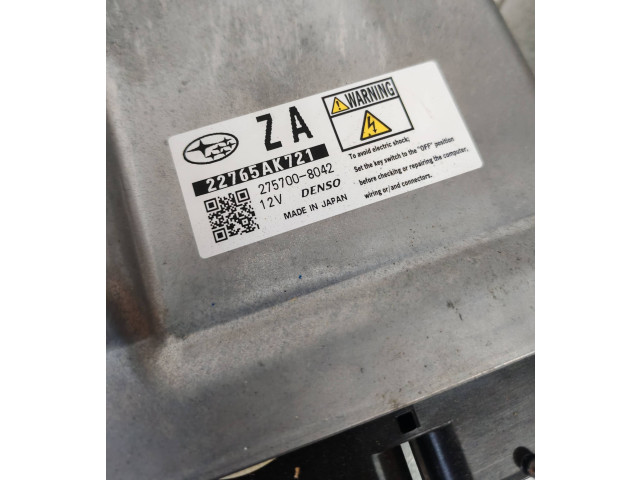 Комплект зажигания 22765AK721   Subaru Forester SJ