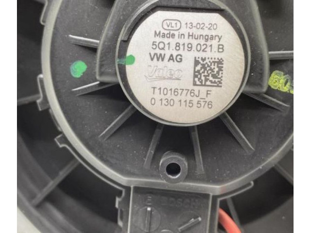 Вентилятор печки    5Q1819021H   Audi A3 S3 8V