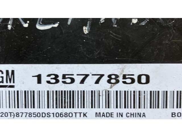 Комплект блоков управления 13577850, F00HJ00727   Chevrolet Orlando