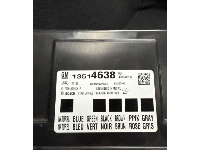 Блок комфорта 13514638, 812857993   Chevrolet Camaro