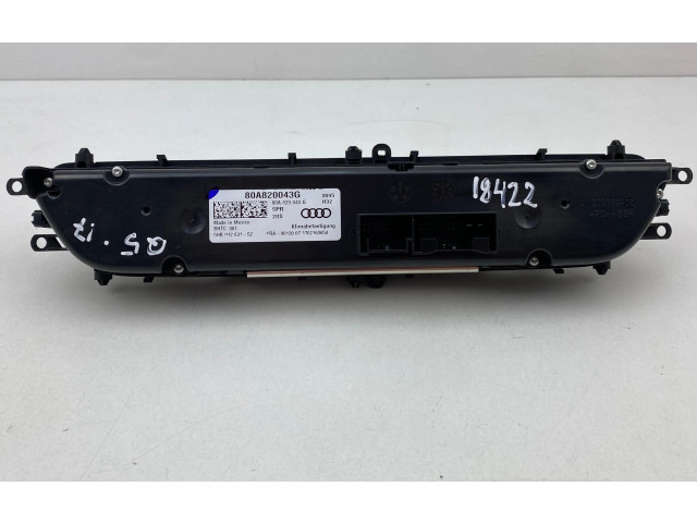 Блок управления климат-контролем 80A820043G Audi Q5 SQ5