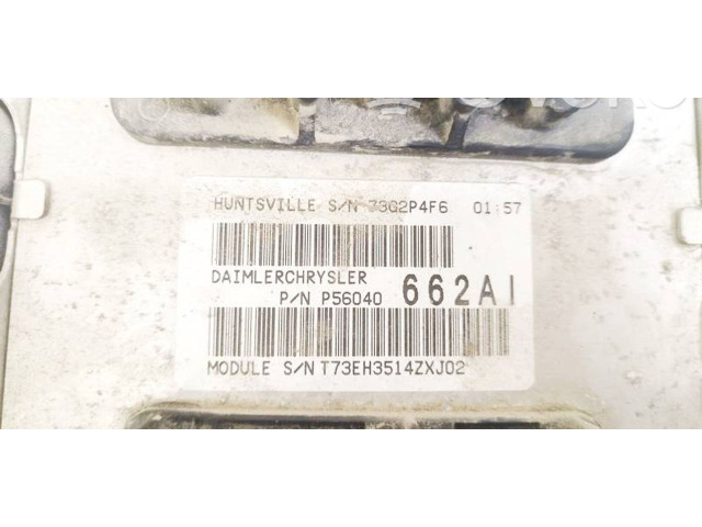Блок управления двигателя P56040662AI, 73G2P4F6 Jeep Grand Cherokee (WK)