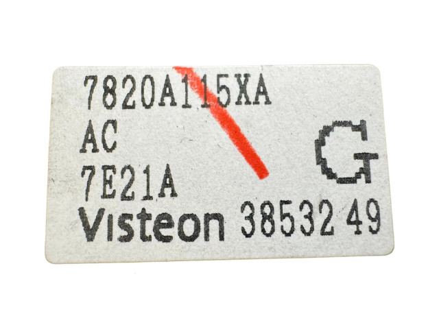 Блок управления климат-контролем 7820A115XA, 3853249 Mitsubishi Outlander