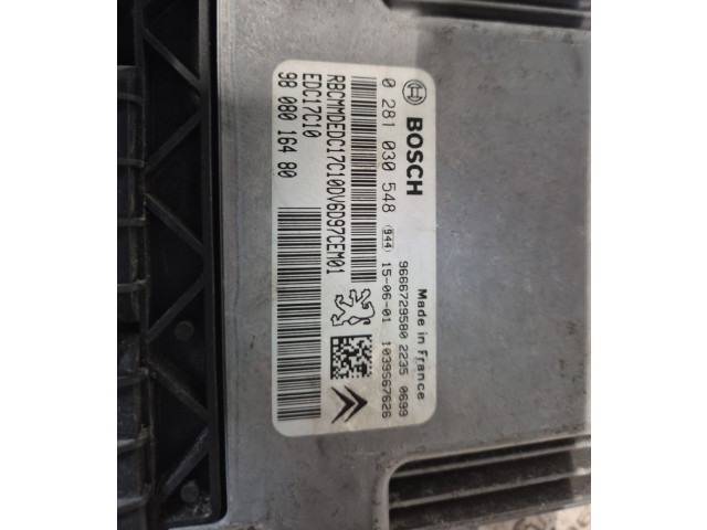 Блок управления двигателя 1612121280 Citroen C4 Cactus