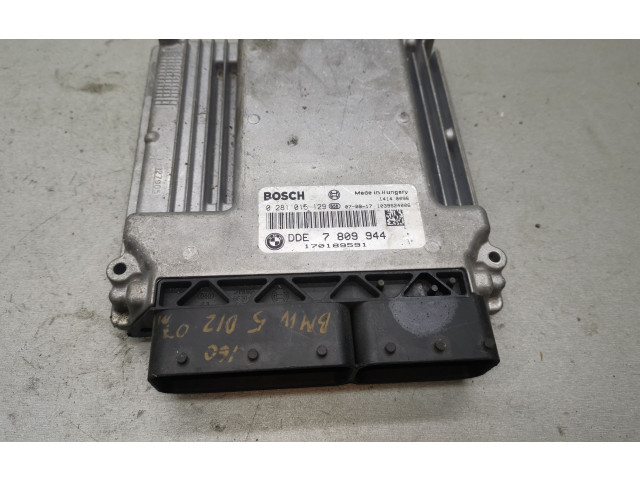 Блок управления двигателя 0281015129, 7809944 BMW 5 E60 E61