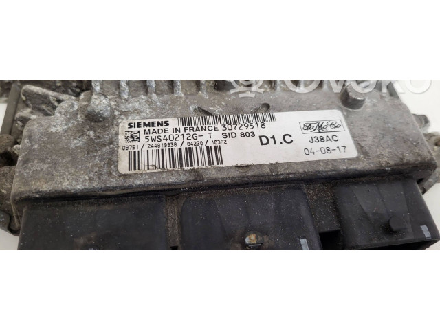 Блок управления двигателя 30729518, 5WS40212GT Volvo V50