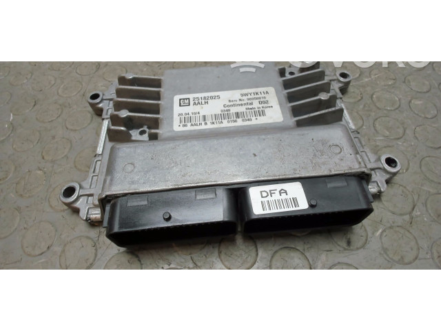 Блок управления двигателя 96958816, 25182025   Chevrolet Spark