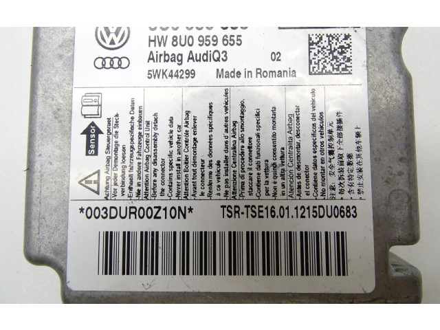 Блок подушек безопасности 8U0959655B Audi Q3 8U