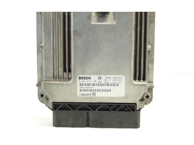 Блок управления двигателя 1860A906, 0281014108 Mitsubishi Outlander