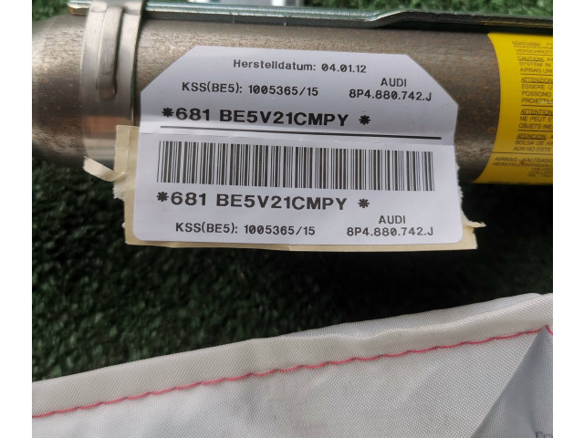 Боковая подушка безопасности 8P4880742J   Audi A3 S3 8P
