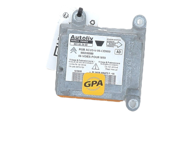 Блок подушек безопасности 9828499880, Y0-1245Z   Citroen Berlingo