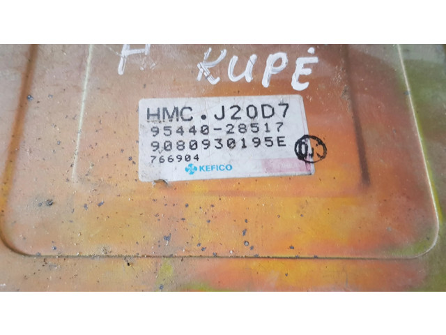 Блок управления двигателя 9544028517, 9080930195E Hyundai Coupe