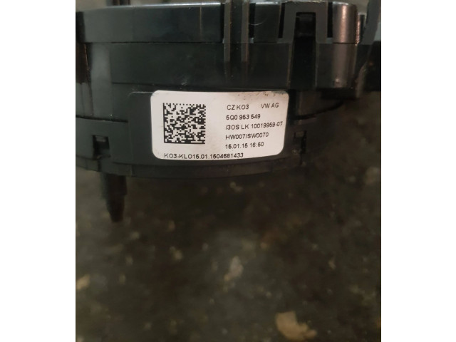 Подрулевой шлейф SRS 5Q0953549, 1001995907 Skoda Octavia Mk3 (5E)