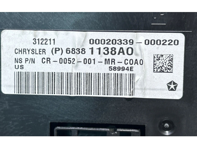 Панель приборов 68381138A0, 312211 Jeep Grand Cherokee WL