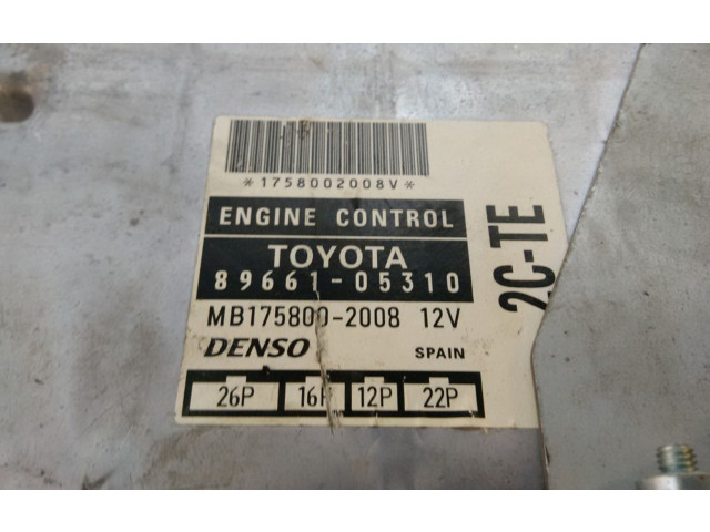 Řídící jednotka 8966105310 Toyota Avensis T250 2008