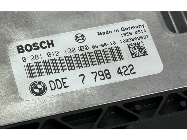 Řídící jednotka 7798422, 0281012190 BMW 5 E60 E61 2004