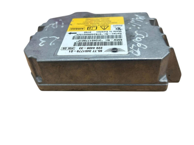 Блок подушек безопасности 31345177901P, 3451779 Mini One - Cooper Coupe R56