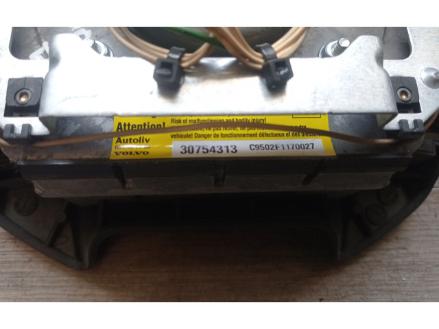 Подушка безопасности водителя 30754313, 30658933 Volvo V70