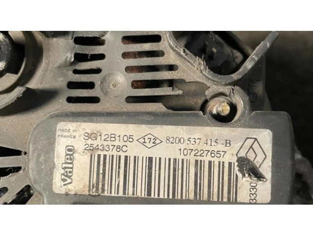 Генератор 2543378C, 8200537415B Dacia Logan I 1.5