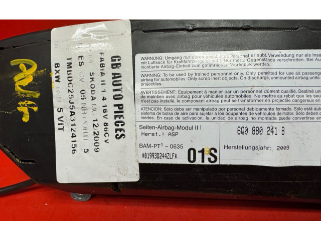 Рулевая рейка  Надувная подушка для сиденья 6Q0880241B   Skoda Fabia Mk2 (5J) 2007 - 2014 года