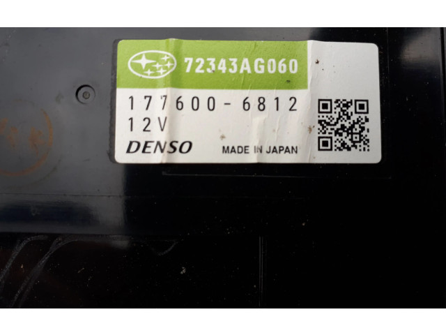 Блок управления климат-контролем 1776006812, 72343AG060   Subaru Outback
