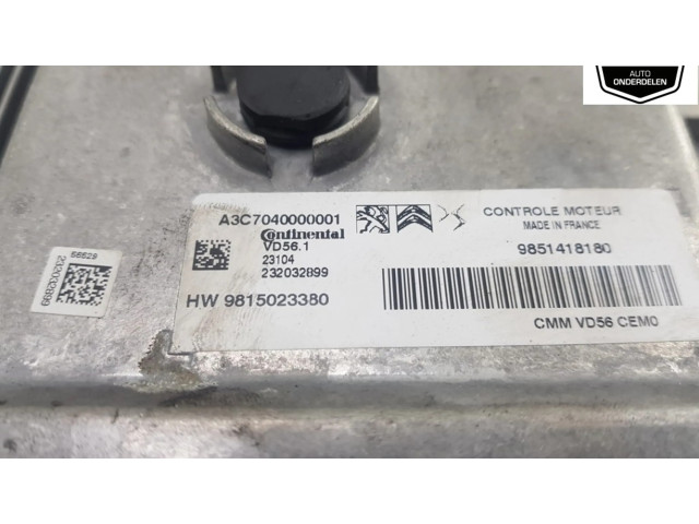 Řídící jednotka 9851418180 Fiat Doblo III 2023