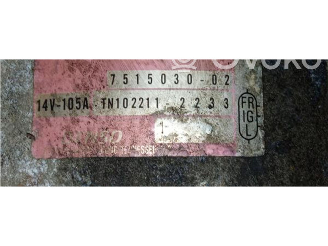 Генератор 12317515029, 12317515029   Mini One - Cooper R50 - 53      