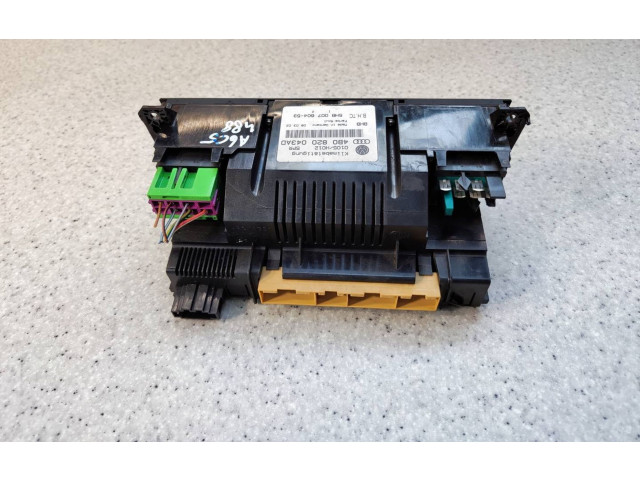 Блок управления климат-контролем 0105H012, 4B0820043AD   Audi A6 S6 C5 4B