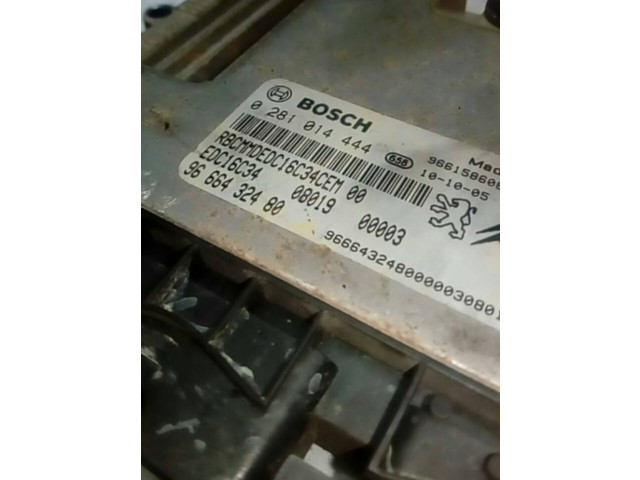 Блок управления двигателя 028101444 Citroen Nemo