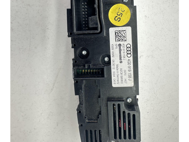Блок управления климат-контролем 4G0919158J, 4G0919158J Audi A6 S6 C7 4G